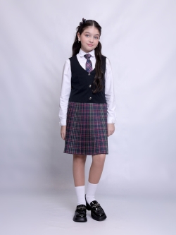 Школьный сарафан Рио комби Виктория (ШФ-2388)