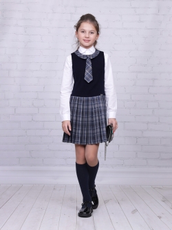 Школьный сарафан ПВ Рио комби (ШФ-931)