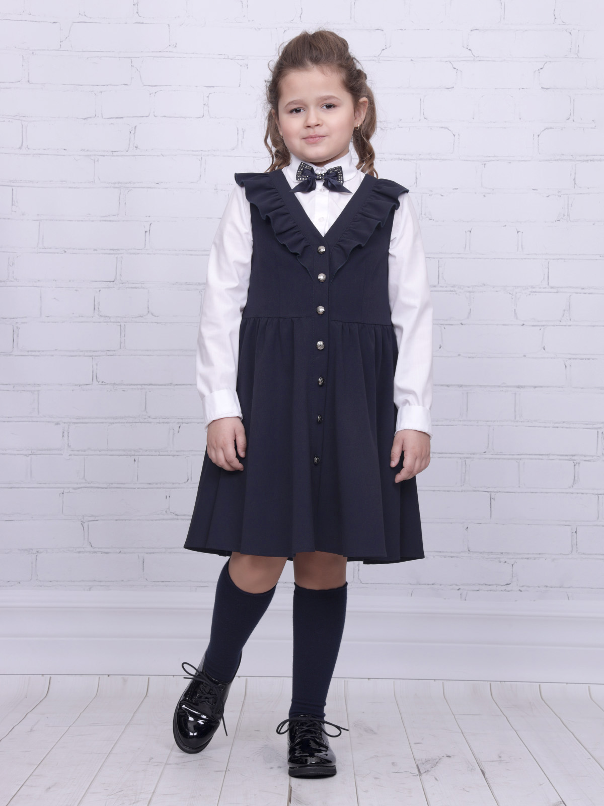 Школьный сарафан Гулливер-Верона (ШФ-2142)