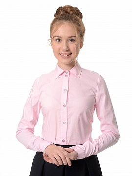Блузка для девочки Лика (ШФ-1195) розового цвета