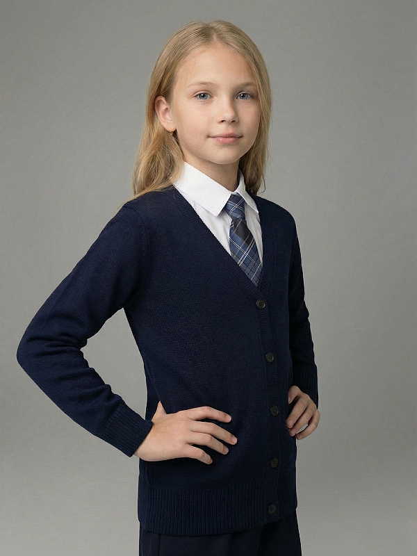 Вязаный кардиган для девочки Ирина (ШФ-982/1)