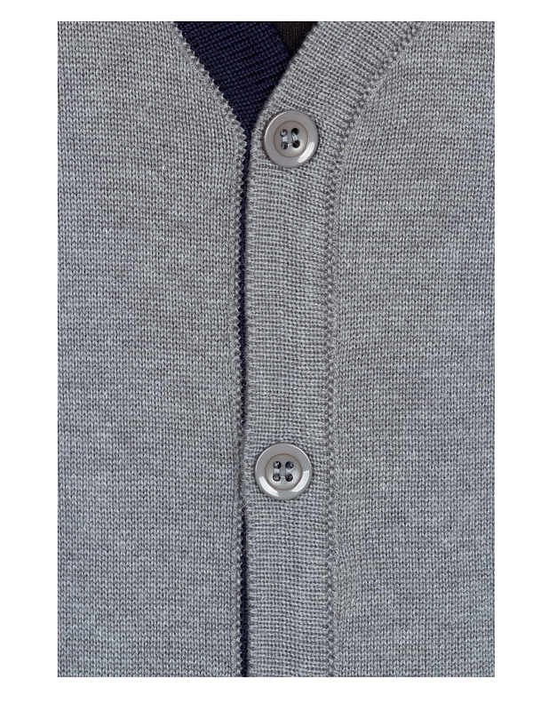 Вязаный жилет для мальчика Генри (ШФ-528)