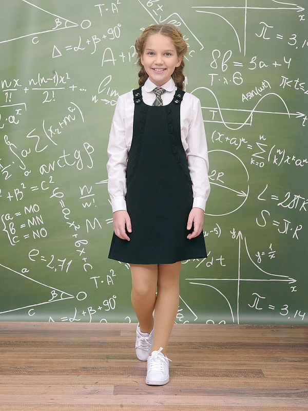 Школьный сарафан Гулливер-Рио (ШФ-1667)