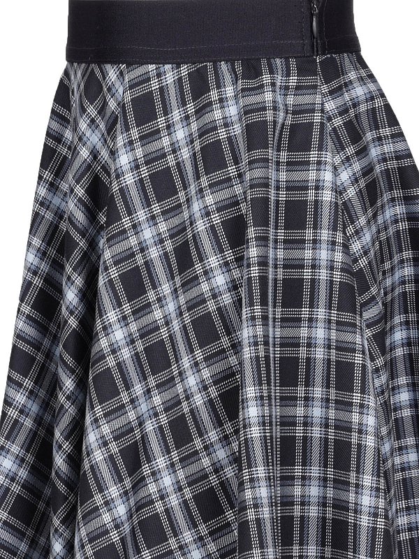 Школьная юбка Диана синий (ШФ-1822)