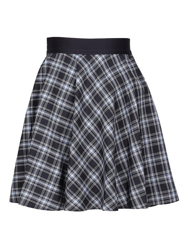 Школьная юбка Диана синий (ШФ-1822)