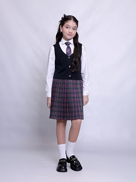 Школьный сарафан Рио комби Виктория (ШФ-2388)