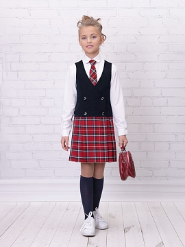 Школьный сарафан Рио комби (ШФ-1807)