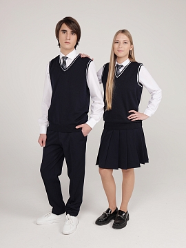 Вязаный жилет UNI Макс ШФ-1258/1