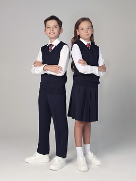 Вязаный жилет UNI Универ (ШФ-916)