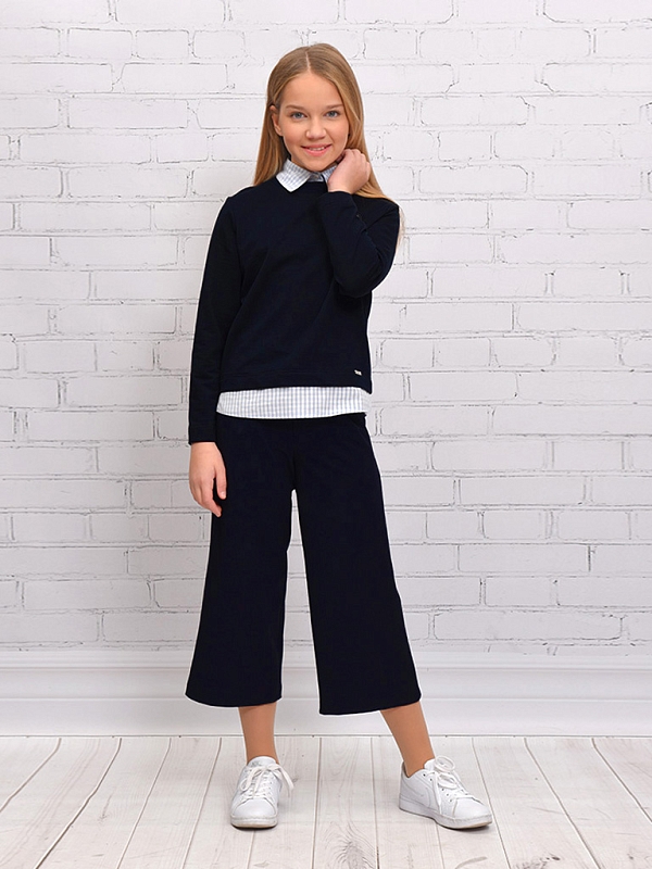Школьные брюки-кюлоты Рио (ШФ-1833)