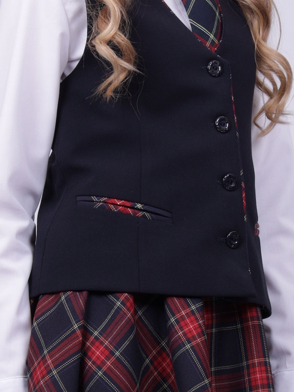 Жилет для девочки Агидель (ШФ-2218)