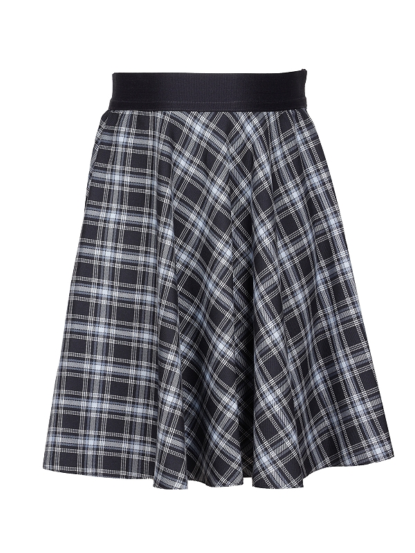 Школьная юбка Диана синий (ШФ-1822)