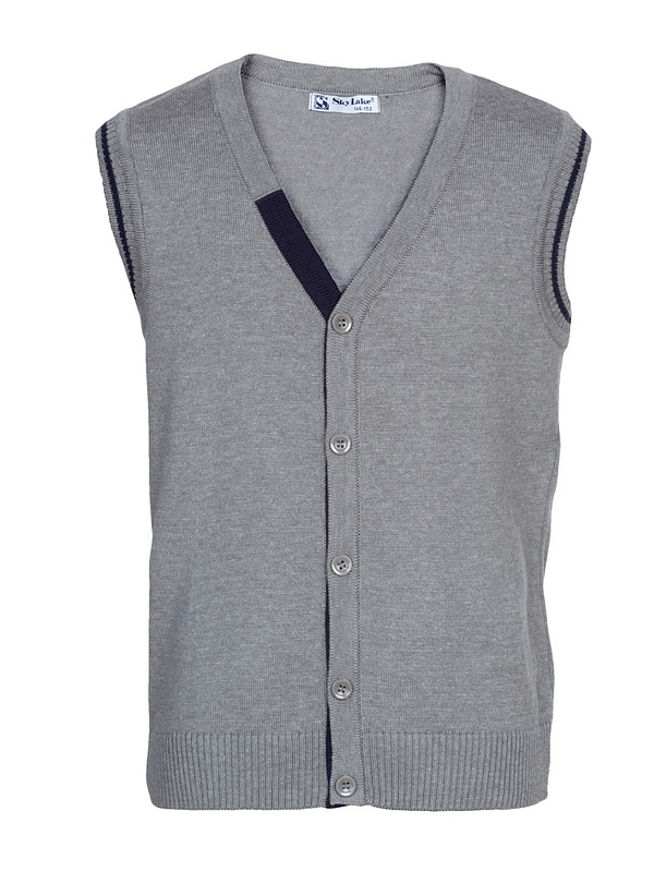 Вязаный жилет для мальчика Генри (ШФ-528)