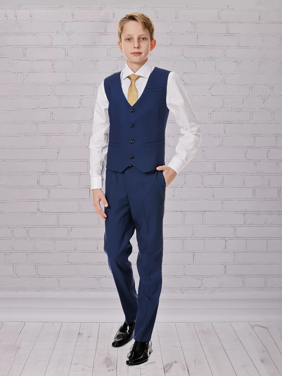 Брюки для мальчика Slim Fit Дэвид (ШФ-953)