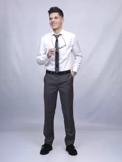 Брюки для мальчикаSlim Fit Престиж (ШФ-951)