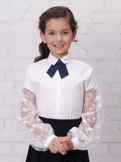 Блузка для девочки Гулливер-Фантазия (ШФ-2057)