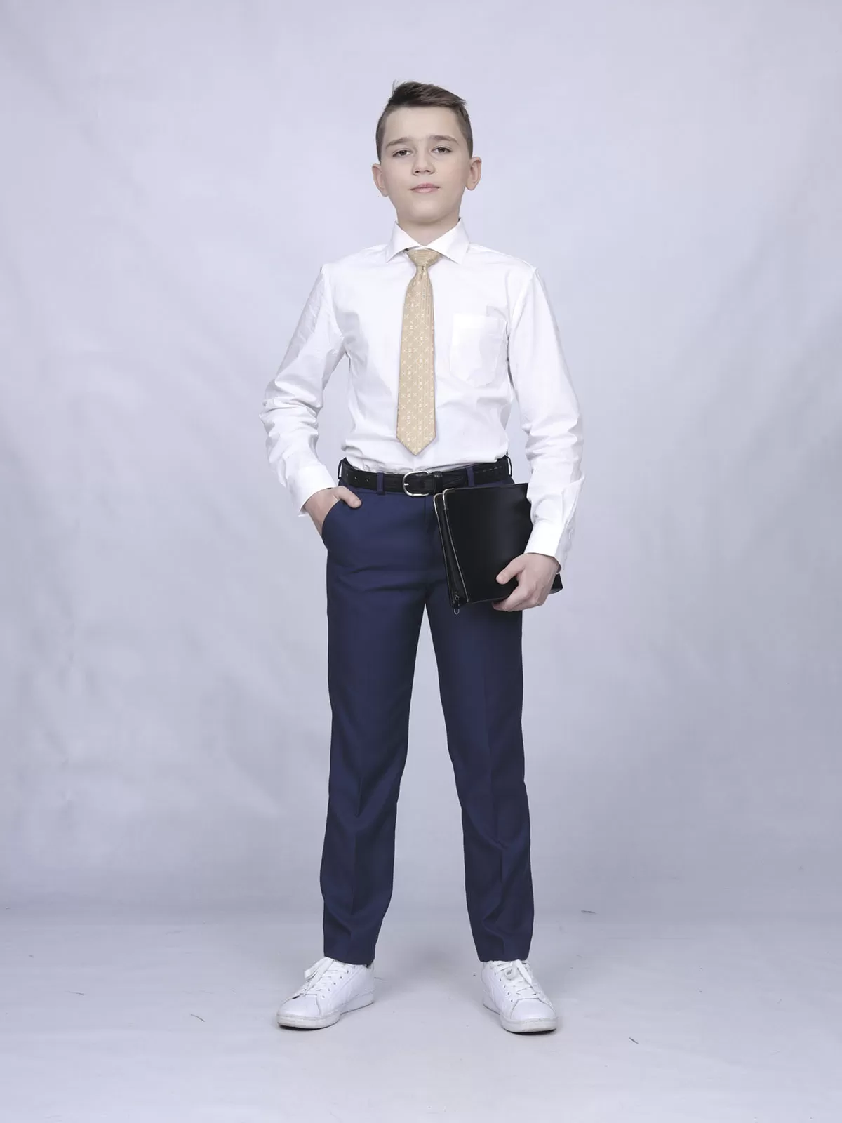 Брюки для мальчика Slim Fit Дэвид (ШФ-953)