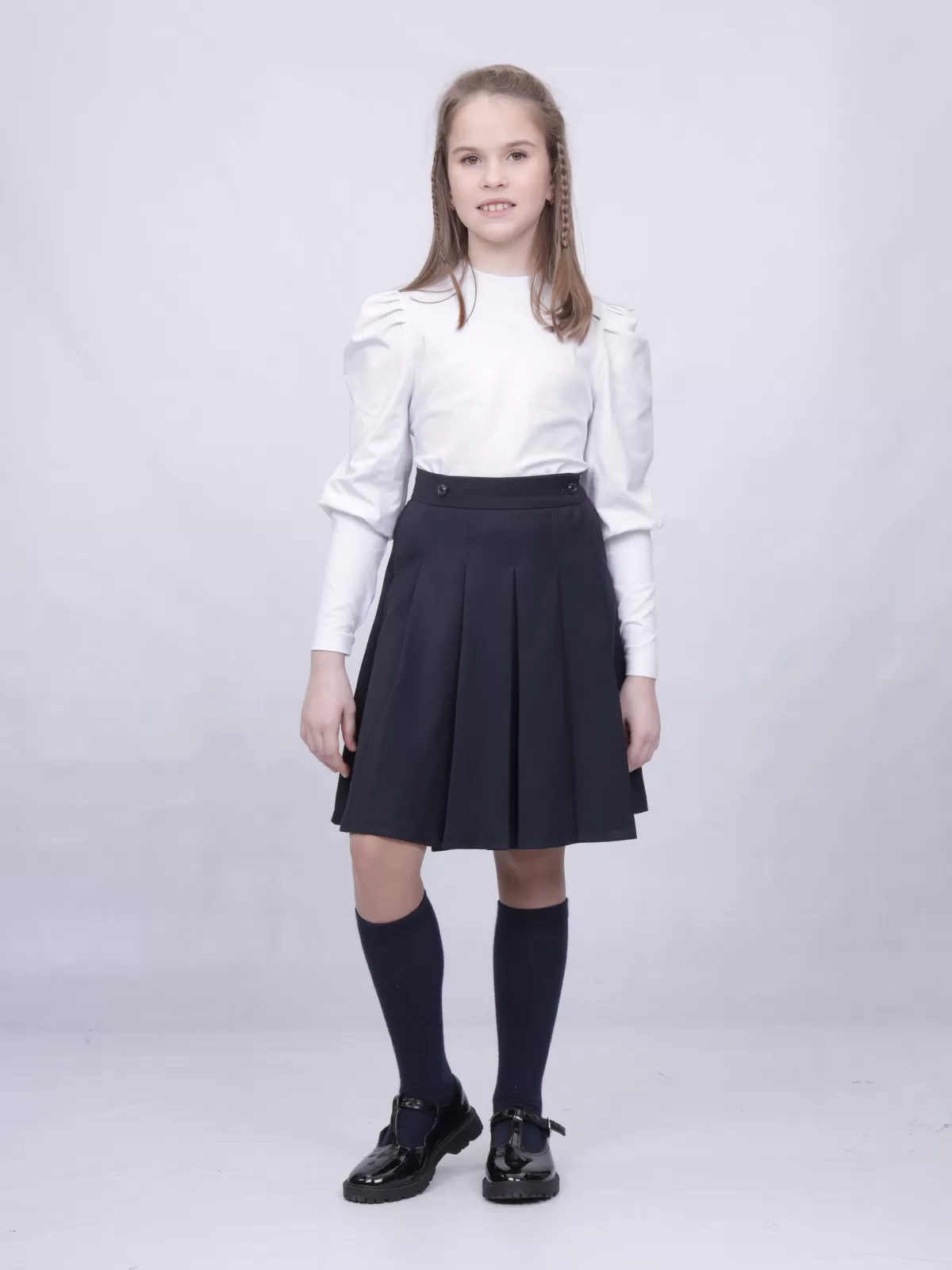 Школьная юбка Сапфир (ШФ-2226)