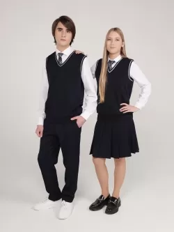 Вязаный жилет UNI Макс ШФ-1258/1