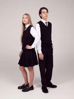 Вязаный жилет UNI Универ (ШФ-916/1)