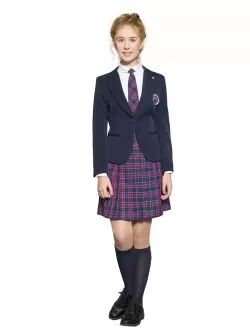 Школьная юбка Рио комби Виктория (ШФ-1126)