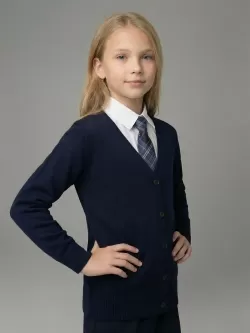 Вязаный кардиган для девочки Ирина (ШФ-982)