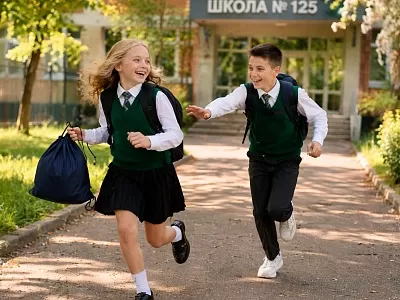 Лекарство от петербургской серости: почему психологи советуют глубокий зеленый для школьной формы